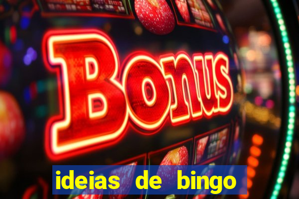 ideias de bingo para o natal